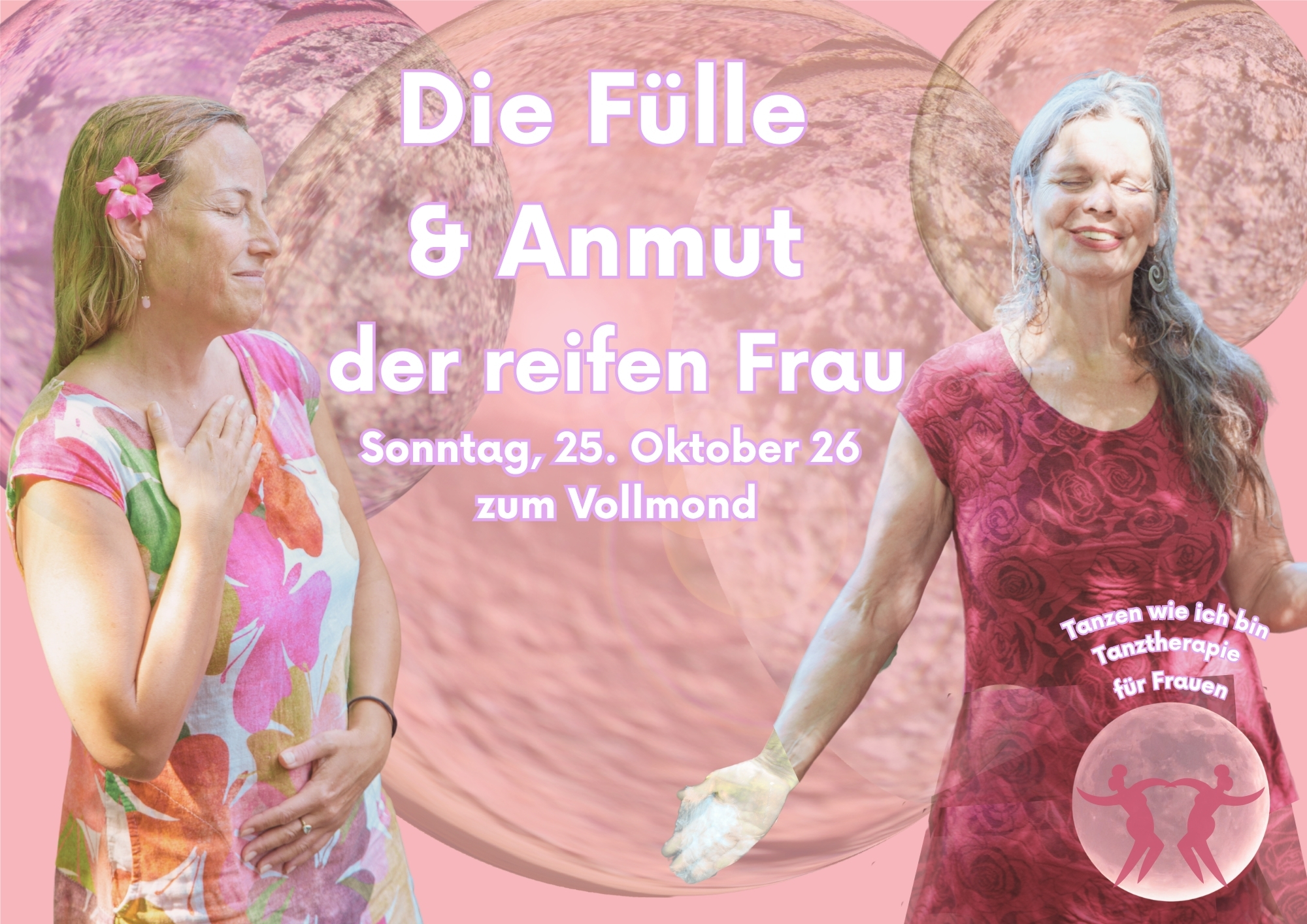 Vollmond Frauen Lachen Tanz